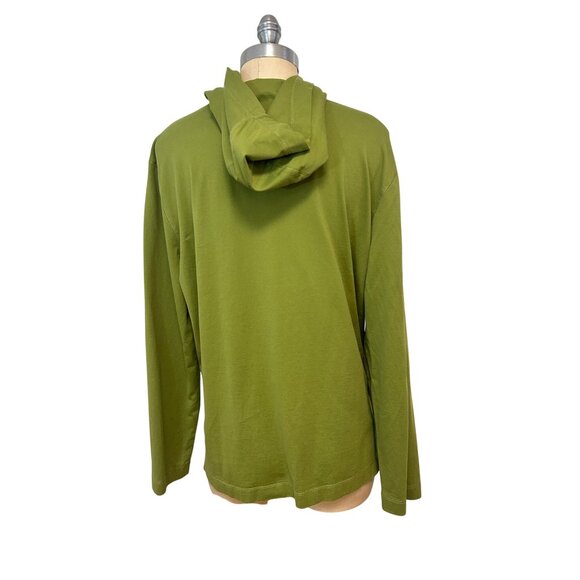Tyler Boe Womens Green Long Sleeve Pullover Hoodie Top Large - Picture 3 of 4